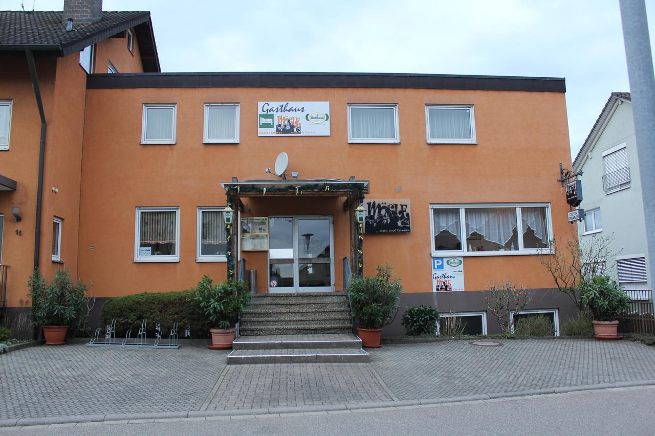 Gasthaus Moesle Oberreute Exterior foto
